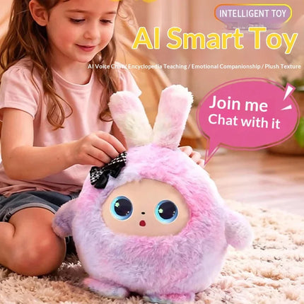 Generic Ai Interactive Plush Doll Voice Continuous Chat Multilingual Smart Robot Early Educational Toy For Kids Toddlers Play