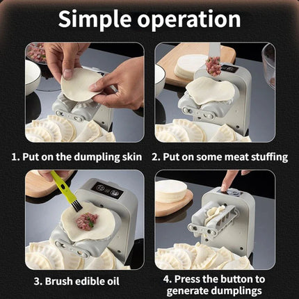 Automatic Electric Dumpling Maker Machine Press Mold Kitchen Accessories Rechargeable Automatic Pressing Empanadas Ravioli Mould