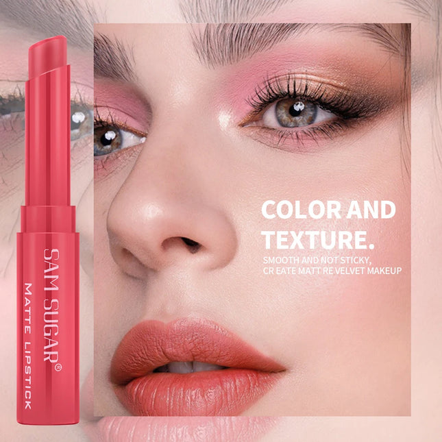 Waterproof velvet matte lipstick set, long-lasting, easy to apply, and with vibrant color
