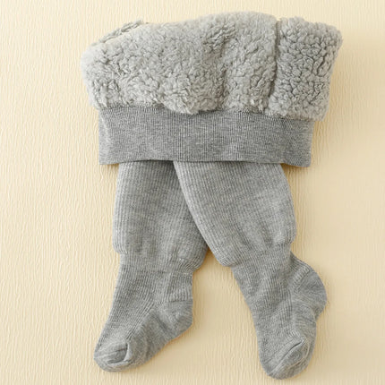 1 set of warm children's pantyhose suitable for girls aged 0-10, children's winter underwear, girls' winter leggings, suitable u