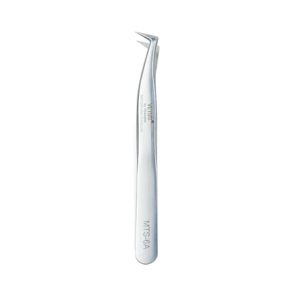 VETUS Original New MTS Series Silver Tweezers for Eyelash Extensions Stainless Steel Hyper Fine Tip Anti Static ESD Tweezers