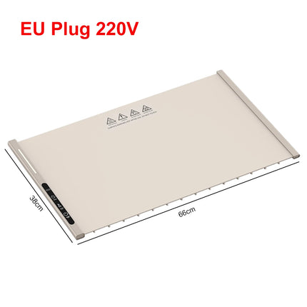 Electric Warming Tray Food Warmer Mat Foldable Table Plate Warmer Food Fast Heating Portable Electric Warming Tray 8 Tem Setting