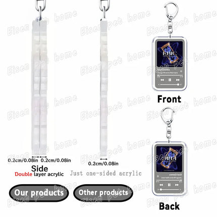 Music Epic The Musical Keychain for Women Accessories Bag Odysseus Poseidon Greek Mythology Album Keyings Jewelry Gifts