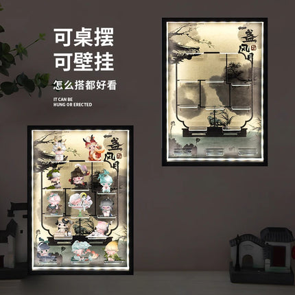 DIMOO A Lantern in the Breeze Blind Box Display Wood LED Light Flush Wall-Mount Design Collection Flush Wall-Mount Design