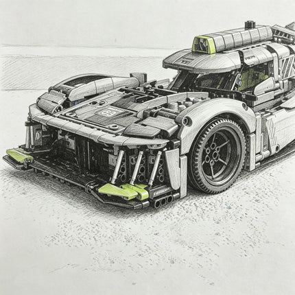 2026 New 1:10 Scale Supercar Race Model Kit 1775Pcs Building Set Adults Kid Mechanical Speed Toy Gift Christmas Holiday Playtime