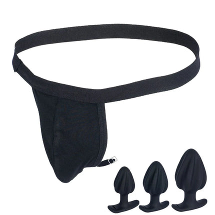 YWZAO Lingerie Adult Anal Fisting Prostate Products Toys Thongs Men's Panties Anus Plug Briefs Underwear Ass Sexy Gay Butt N31