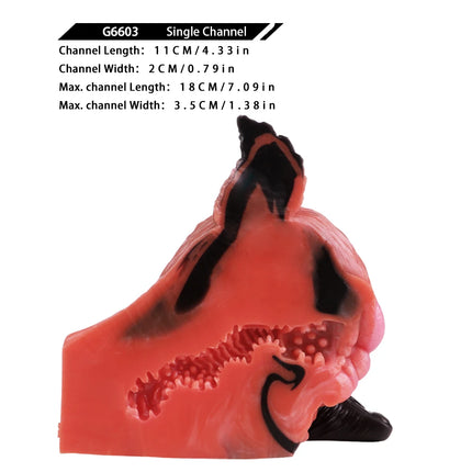 GEEBA Fantasy Animal Fox Butt Design Male Masturbator Realistic Vagina Pocket Pussy Man Stroker Silicone Onahole Sex Toy For Men
