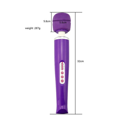 Super strong vibration massager with multiple frequencies to stimulate orgasm. Adult sex toy suitable for female masturbation.
