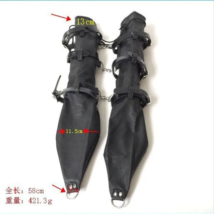 2026 New BDSM Strait Jacket / Armbinder,Leather Deluxe Arm Binder Restraint,Behind Back Bondage Gloves,Sex Toys For Couples 18+