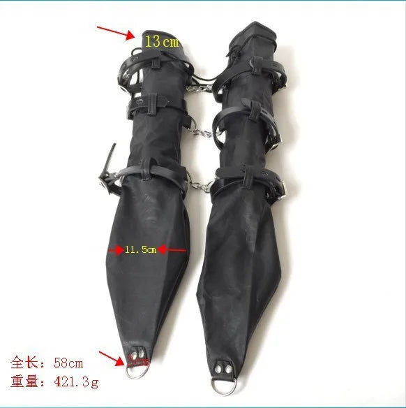2026 New BDSM Strait Jacket / Armbinder,Leather Deluxe Arm Binder Restraint,Behind Back Bondage Gloves,Sex Toys For Couples 18+
