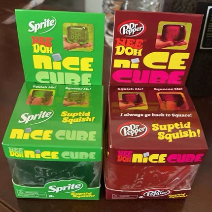 Schylling Needoh Nice Cube Sensory Nice-Sicle Stress Relief Squishy Cube Anti-Anxiety Squeeze Object For Focus ADHD Population**