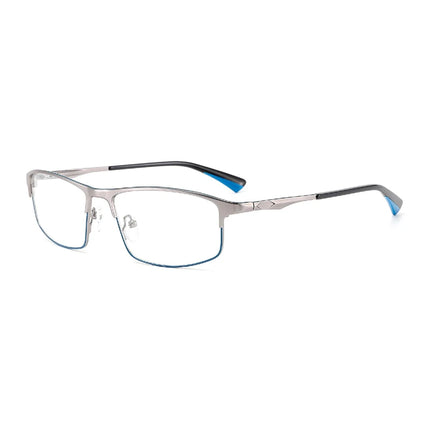 BLUEMOKY Metal Eyebrow Prescription Glasses for Men Fashion Square Photochromic Optical Eyeglasses Progressive Eyewear