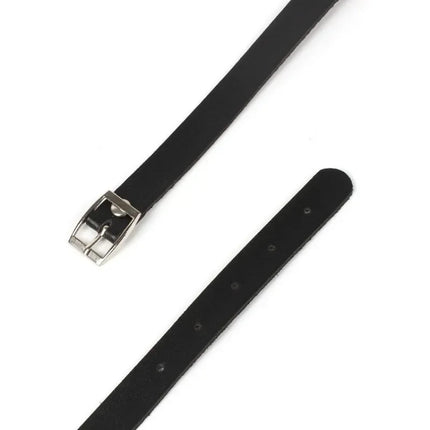 Woman Black Punk Choker Collar Necklace Sexy PU Leather Heart Lock Key Spike Chocker Gothic Cosplay Accessories Party Jewelry