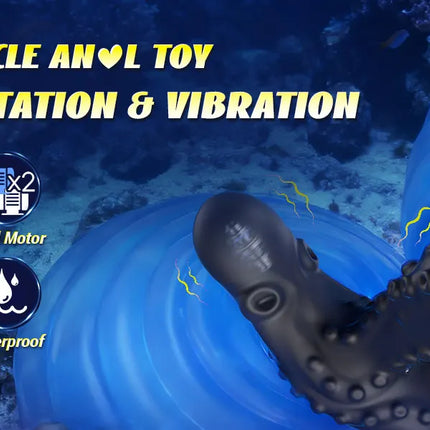 KUSHOR 360° Rotating Prostate Massager Anal Vibrator for Men Remote Control Vibrating Butt Plug Adults Sex Toys for Gay Women