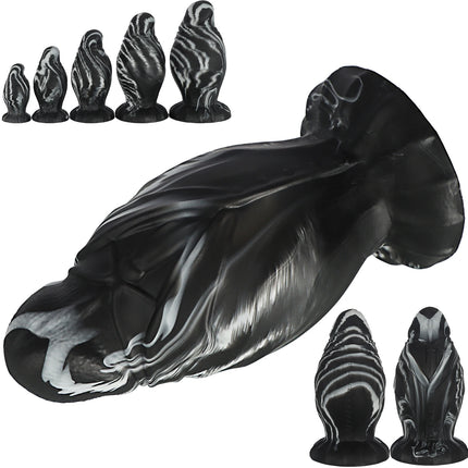 S/XXL Tie Anal Dildo Fisting Thick Huge Butt Plug Silicone Anal Dilator Training Prostate Massage Sex Toy Men Women Big Buttplug