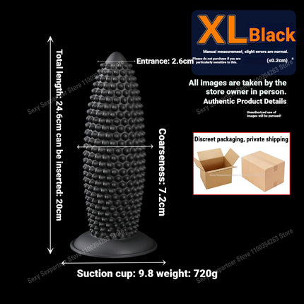 Super Big Anal Dildo Particle Stimulation Anal Plug 6xl Fisting Dilatador Anal Balls Silicone ButtPlug Anal SexToy For Women/Men
