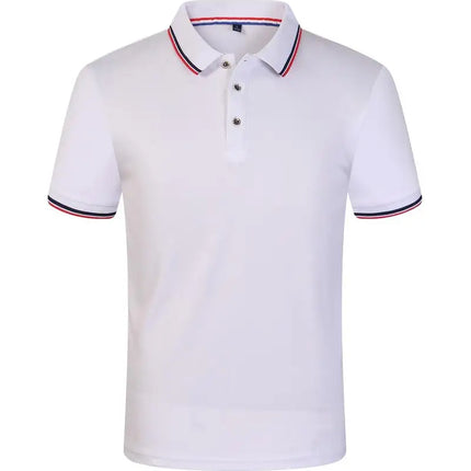 Cross Border Short Sleeved Polo From Europe Popular Summer Casual Lapel Large Size High-Quality Business Office Uniforms