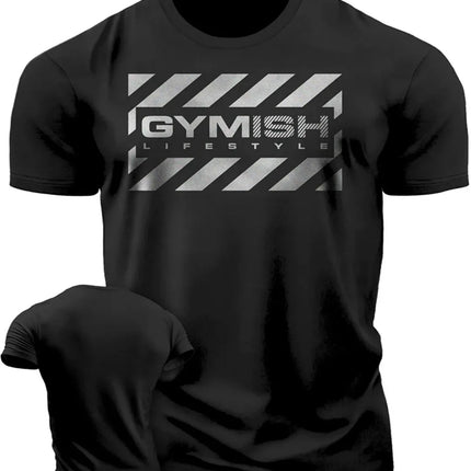 The 3D printed men's T-shirt for the summer of 2025 is a bestseller for sports fitness exercise casual fashion and lightness