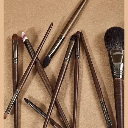 14-Piece Makeup Brush Set Professional Cosmetic Brushes with Birch Wood Handle Premium Soft Bristles for Makeup Artists