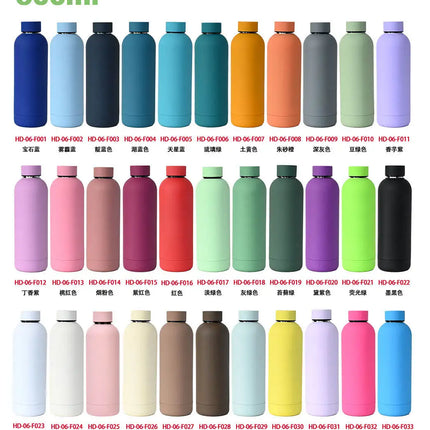 Double Wall Stainless Steel Insulated Tumbler Customizable Thermos Water Bottle with Vacuum Sealed Lid for Hot And Cold Beverage
