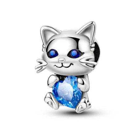 Charm Silver 925 Beads Blue Series Fit Bracelet Charms DIY Original Fashion  Pendants For Jewelry Maing