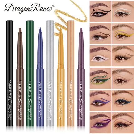 Eyeliner Pen Is Waterproof, Sweat-Proof, Does Not Smudge, Easy for Beginners to Use, Green, Purple, Black, Long-Lasting, Non-Fading Eyeliner Pen