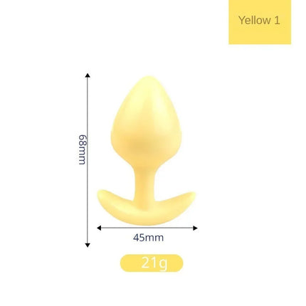 3pc/Set Silicone Butt Plug Ease-in -Anal Plugs Training Set Expandable Beginner Anales Beads Beginner Soft Silicone Anal Plugs