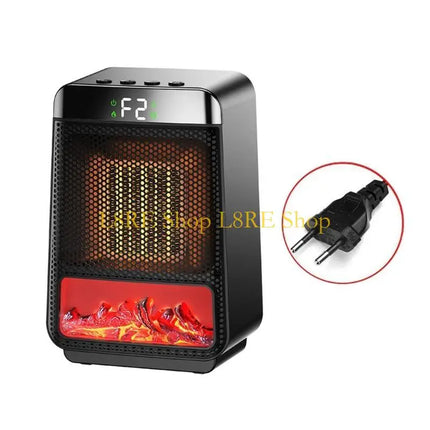 L8RE 1000W Electric Heater Portable Desktop Fan Heater Heating Warm Air Blower Home Warmer Machine for Winter Bedroom