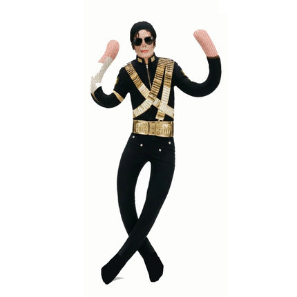 28CM Anime Michael Jackson Cosplay Prop Doll Plush Stuffed Figure Dolls Room Decoration Abstract Joint Mobility Props Gift