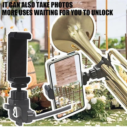 Musical Instrument Phone Stand With Mobile Phone Holder Trumpet Reading Live Accessories Rotate The Cord Tools 360 Degrees