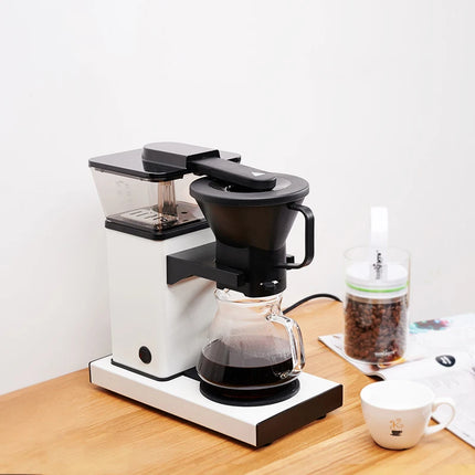 Hand-brewed coffee machine Household American small semi-automatic brewing machine drip coffee pot appliance 1350W