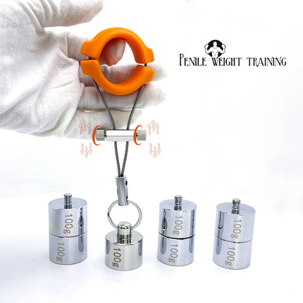Penis trainer Adjustable weight Penis Rings Weight-bearing exercise for testicles Dick strength training sex toy adult men toys