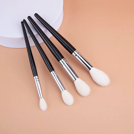 Makeup Highlighter Brush 100% Goat Hair Tapered Highlighter Brush Face Setting Powder Contour Highlighter Sculpting Makeup Tool