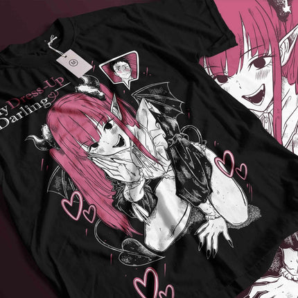 Marin Kitagawa T-shirt My Dress Up Dear Girl Anime Shirt Men and Women Summer Cotton Comfortable Loose Fashion Short Sleeve Top
