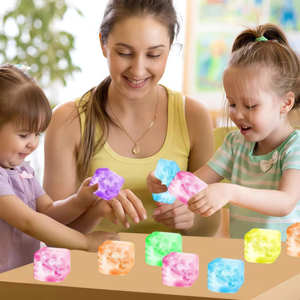 Squishy Maltose Snow Ice Cube Stress Balls Stress Balls for Adults Anxiety Relief Funny Stress Calming Toys