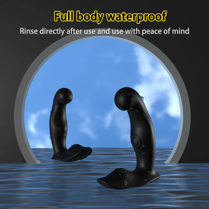 Prostate Massager Anal Vibrator Anal Toys Butt Plug 10 Vibrating Thrusting Anal Plug Male Sex Toys Anal Plug Couple Adult Toy