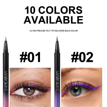 Pearlescent Eyeliner Stick Pen Glitter Eyes Shadow Waterproof Quick-dry Gold Eye Liner Shiny High-gloss Cosmetics Beauty Makeup