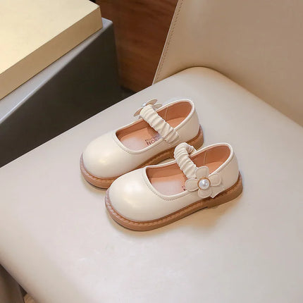 2026 Simple Style Kids Oxfords For Girl Soft PU Leather Shoes Spring Autumn School Girls Casual Shoes Performance Flats
