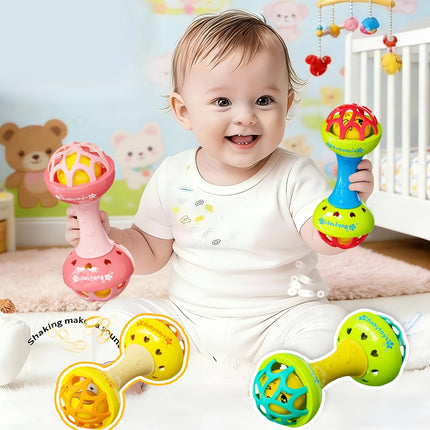 1pc Double Headed Ringing,Exercise Grip Training,Bright and Eye Catching,Highly Beloved by Babies,loved by babies