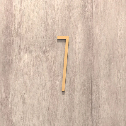 On The Door Extra Apartment Floating Exterior House Metal Building 3D Digits Number Art Nordic Home Decor Wall Sticker Acrylic
