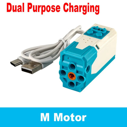 MOC Blue-tooth RC Upgrade Kit Rechargeable Battery Box M Motor Speed Control APP for PF Building Blocks Modification