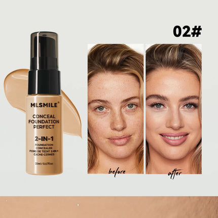 Matte Liquid Foundation Oil Control Pre-makeup Concealer Bb Cream Natural Long-lasting Face Base Foundation Professional Makeup