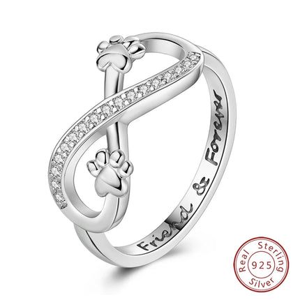 Fashion Original Luminous Firefly Rings 100% 925 Silver Eternal Heart-Shaped Zircon Rings Fine Wedding Engagement Jewelry Gifts