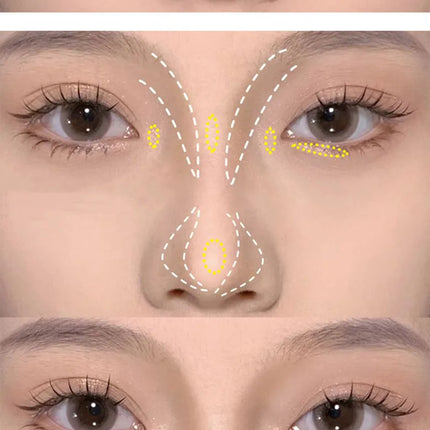4 Color Contouring Highlighter Shading Palette Natural Nose Shadow Aegyosal Face Three-dimensional Matte Brighten Bronzer Makeup