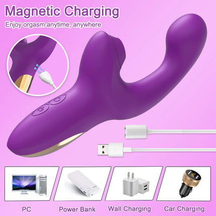 Swing Wiggle Finger Vibrator Clit Sucker G-Spot Vagina Vibrator Clit Stimulator for Women Female Masturbation Sex Toy for Women