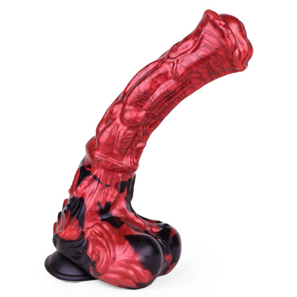 FAAK Fantasy Large Horse Dildo Sucker Silicone Multi Color Penis With Testis Sucker Female Masturbator Anal Plug For Women Men