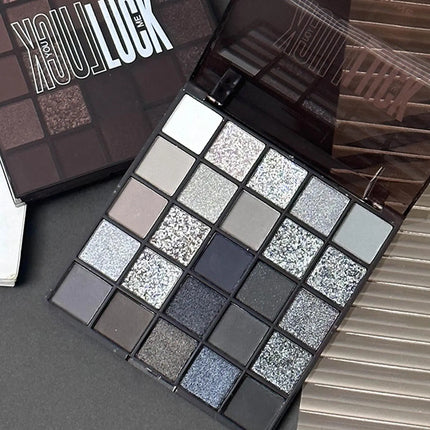 Dark Eyeshadow Palette 25 Colors Smoky Eyeshadow Makeup Palette Powder Shadow Gothic Smokey Eye Kit Cool Tone Eye Shadow makeup