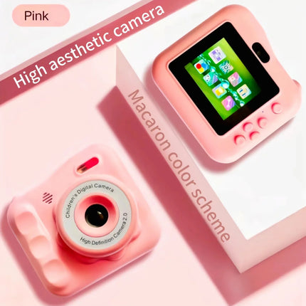 New Fun Cartoon Children Mini Digital Camera Can Take Pictures HD Video Small Camera Photography Children Birthday Gift