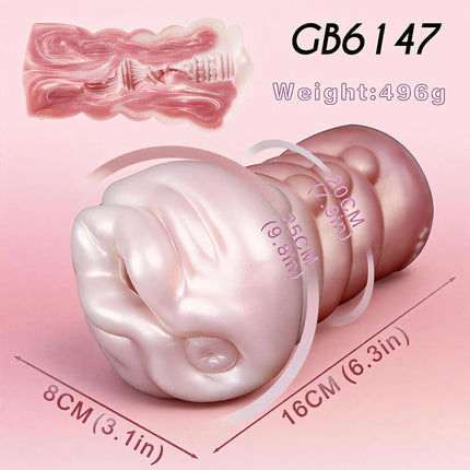 SHAZ Soft Realistic Plump Pink Buttocks Vagina Male Masturbator Silicone Pocket Pussy Tight Stroker Onahole 18+ Sex Toy for Men