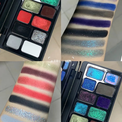 Qianyan Cheeryep 16 Color Eyeshadow Palette Glitter Chamelon Matte Shine Eye Shadow Highlighter Waterproof Cosmetics